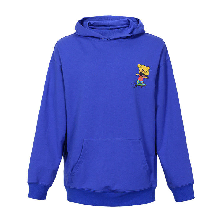 High quality kangaroo pockets running hoodie sweat shirt, hoodies men's pull over sweatshirt blue